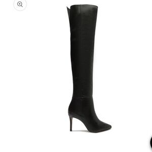 Schutz Nikki OTK Boots BNIB 8.5 black